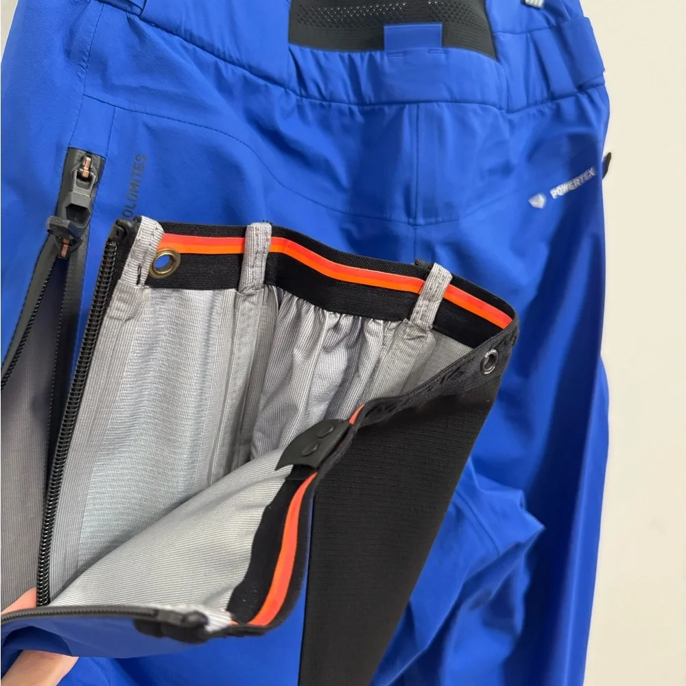 Salewa Ortles 3L Powertex Waterproof Alpine Ski Shell Pants Women XS Blue / NWOT